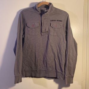 Vintage Style Guess Jeans Quarter Zip